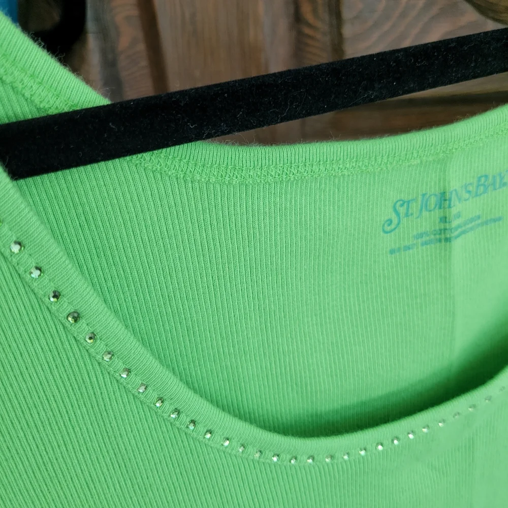 2~Embellished, Rib Tanks St. John's Bay XL - Picture 8 of 14